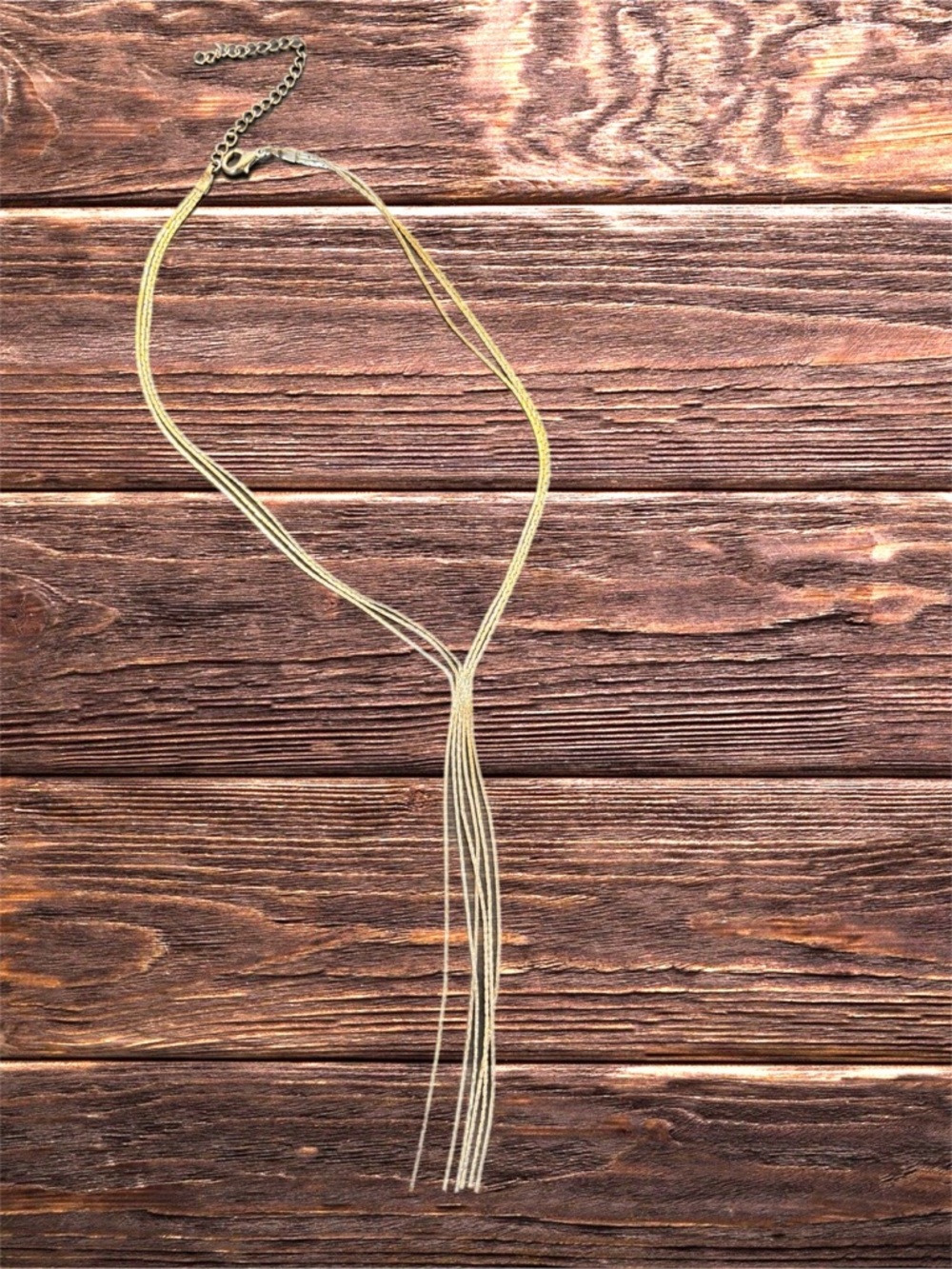 Silver Dangle Necklace. Up to 16” neck size.